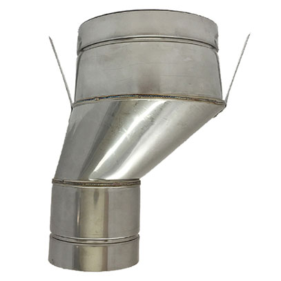 50mm Offset Internal Clay Liner Adaptor - 8 inch Clay Liner to 6 inch Spigot (28-150-INT050)