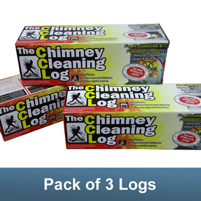 Chimney Cleaning Log - Pack of 3 Logs