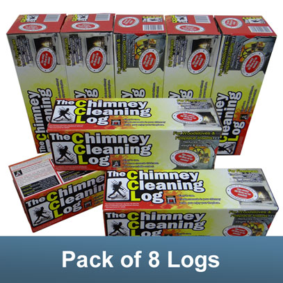 Chimney Cleaning Log - Pack of 8 Logs