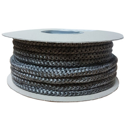 Black Soft Thermal Fire Rope - 8mm - 25 Metre Roll
