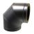 KWPro - 100mm - 90 Degree Elbow - Black (37-100-030) - view 1