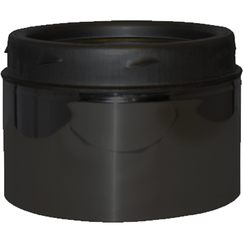Sflue - 125mm - Adaptor to Cast Iron Pipe - Black (2119505B)