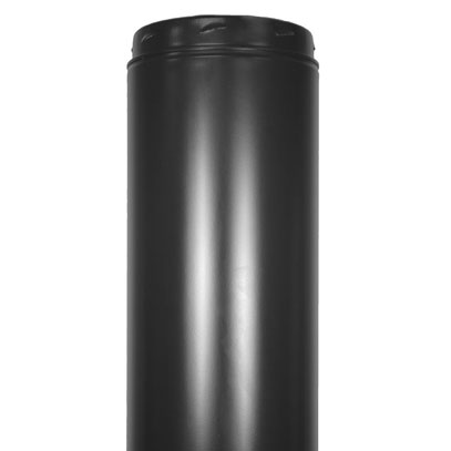 Sflue - 125mm - 1000mm Length - Black (2140905B)