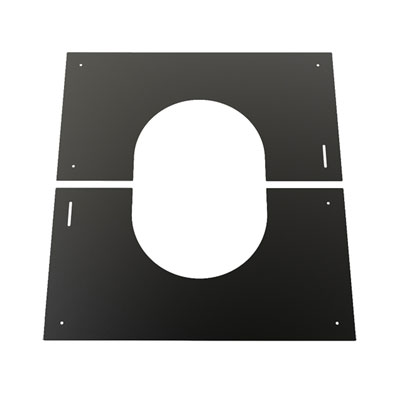 KWPro - 175mm - Finishing Plate 0-30 Degrees - Black (225mm Actual Diameter) (58-175-096)