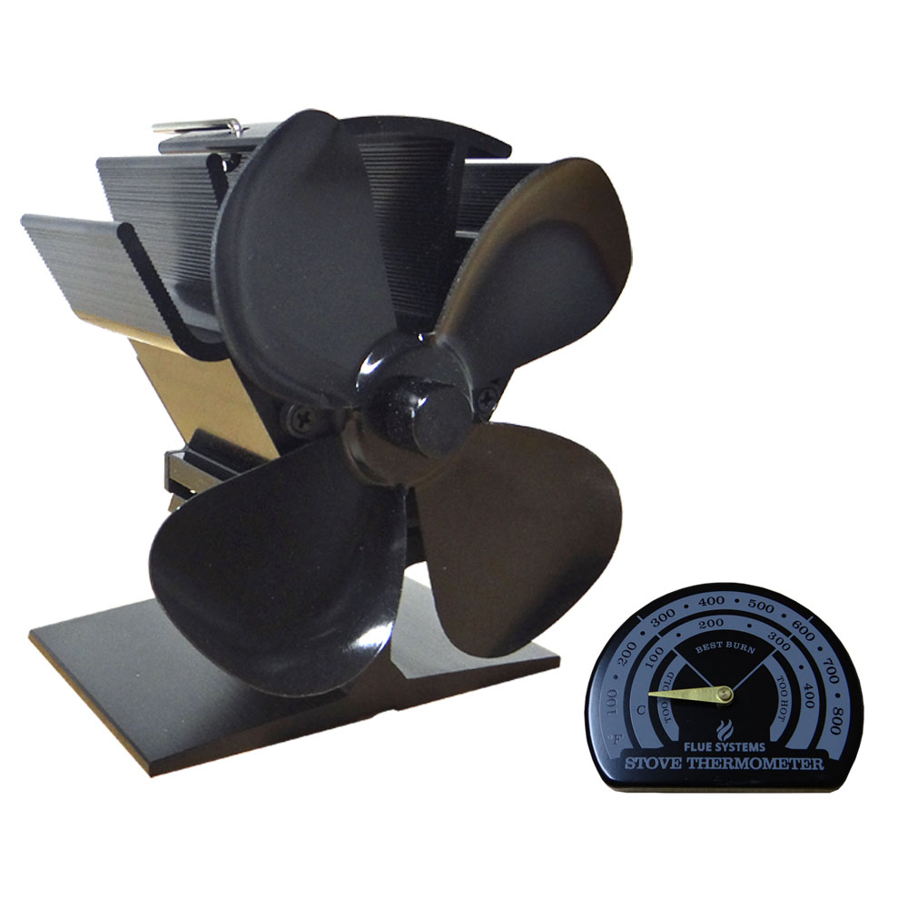 Mini Eco 4 Stove Fan from fluesystems