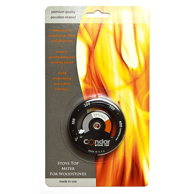 Wood Stove Thermometer Magnetic, Oven Stove Temperature Stove Top  Thermometer for Wood Burning Stoves, Gas Stoves, Pellet Stove, Avoiding  Stove Fan